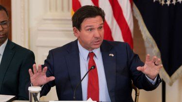 El gobernador de Florida, Ron DeSantis.