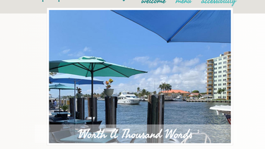 Captura de pantalla de la página web del restaurante Flip Flops Dockside Eatery, en Fort Lauderdale.&nbsp;