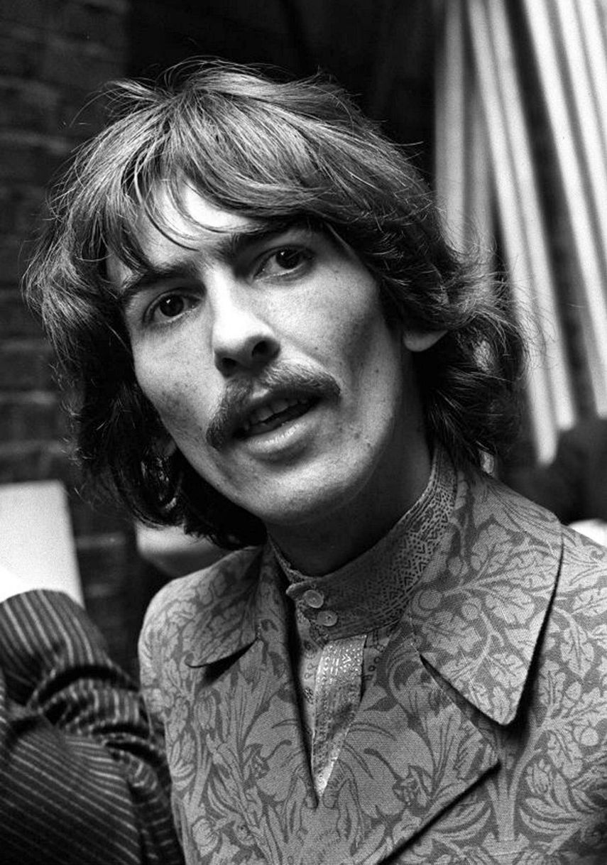 George Harrison, excomponente del grupo musical británico The Beatles.&nbsp;