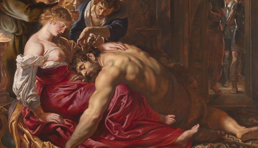 Cuadro Sansón y Dalila, de la autoría de Rubens. &nbsp;