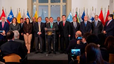 Miembros del Grupo de Contacto conformado para abordar la crisis de Venezuela.