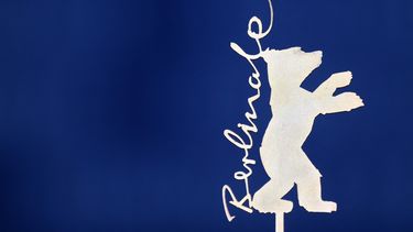 El logo del festival durante la jornada inaugural de la 75ª Berlinale, el primer gran festival de cine europeo del año, en Berlín el 13 de febrero de 2025.&nbsp;