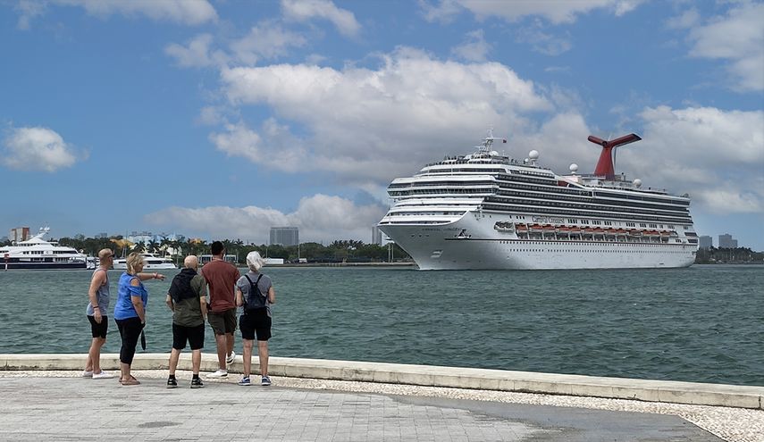 Miami denota el puerto de cruceros más transitado del mundo.
