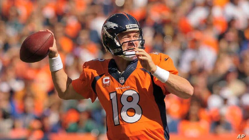 El mariscal de campo Peyton Manning, dos veces campeón del Super Bowl, es finalista al Salón de la Fama