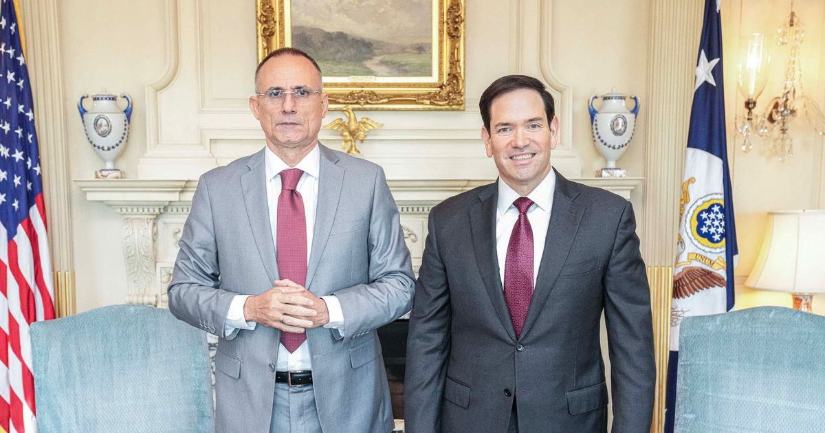 Marco Rubio recibe al líder opositor cubano José Daniel Ferrer en Washington D.C.