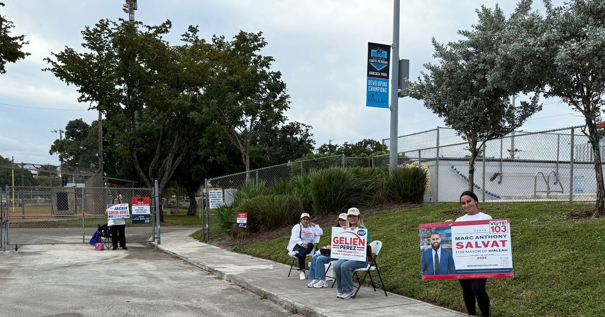 Hialeah abre sus colegios electorales: 90.167 votantes eligen alcalde y cuatro concejales