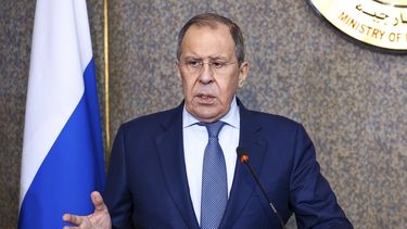 El ministro de Exteriores de Rusia Serguei Lavrov en El Cairo, 24 de julio del 2022. Foto cortesía del Servicio de Prensa del Ministerio de Relaciones Exteriores de Rusia.&nbsp;