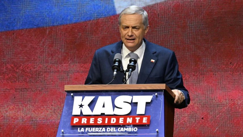 José Antonio Kast, presidente electo de Chile.
