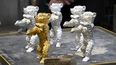 Esta foto de archivo tomada el 24 de enero de 2023 muestra los trofeos Berlinale Bear del próximo 73° Festival Internacional de Cine Berlinale mientras se producen en la fundición Noack en Berlín. &nbsp;