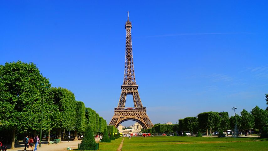 La Torre Eiffel, en París, Francia.
