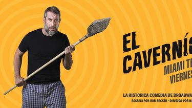 El cavernícola se presenta el viernes 9, a las 8 pm, en el Teatro Trail.