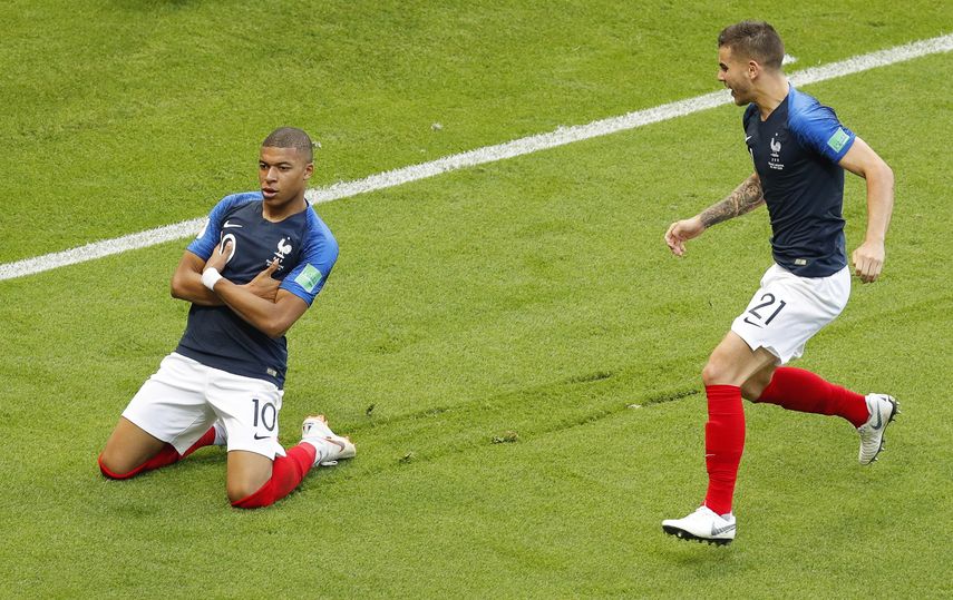 Mbappe participó en tres de los cuatro tantos de los galos. Anotó un par de goles y dio una asistencia.&nbsp;