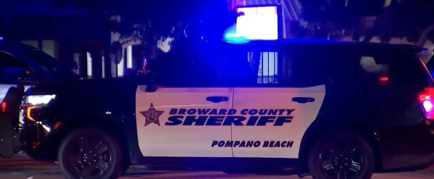 Carro de la patrulla de la BSO en la escena del accidente.