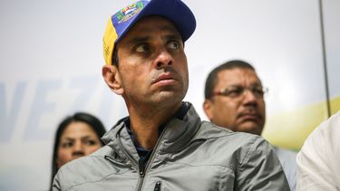 Henrique Capriles Radonski, líder opositor venezolano.