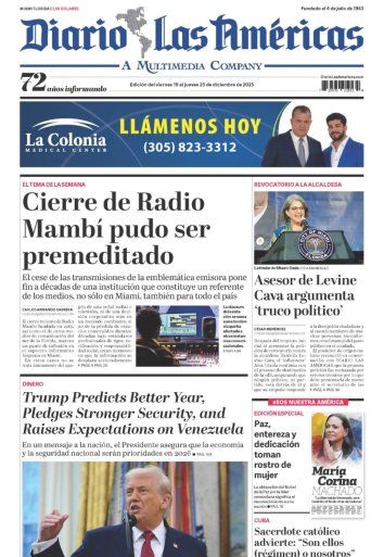 Edición semanal del viernes 19 al jueves 25 de diciembre de 2025