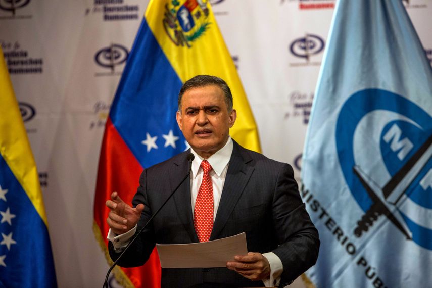 El fiscal general del régimen venezolano, Tarek William Saab, anunció la medida.