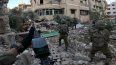 Militares israelíes en la Franja de Gaza.