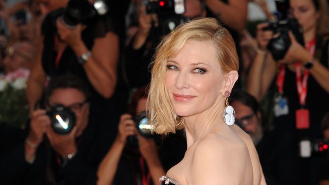 La actriz Cate Blanchett en la premier del film Joker durante la 76 edici&oacute;n del Festival internacional de cine de Venecia. &nbsp;