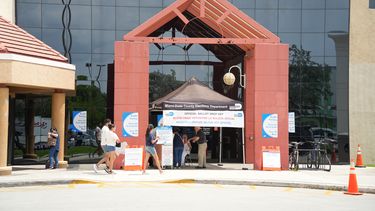 Votaciones en Miami-Dade, el 20 de agosto de 2024.
