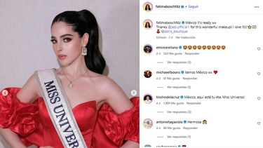 Fátima Bosch, Miss Universe México.&nbsp;