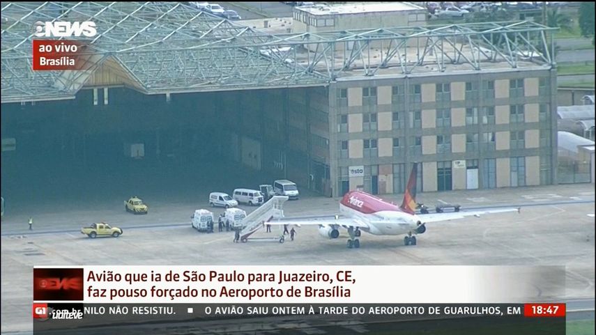 Un avión de la aerolínea Avianca Brasil hizo este martes un aterrizaje de emergencia en el aeropuerto de Brasilia