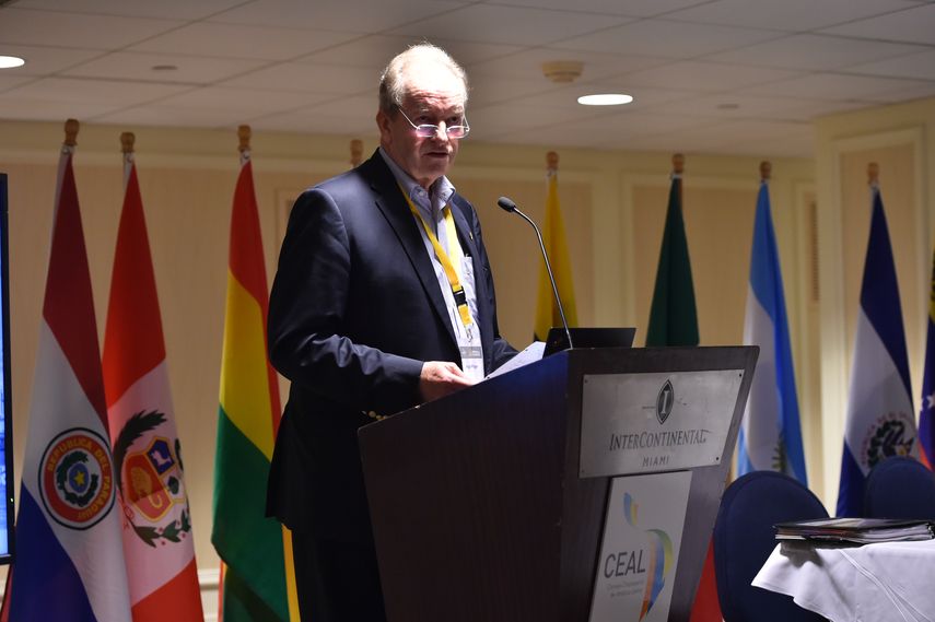 El presidente del CEAL, Ingo Plöger. (A. MATA)