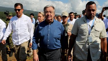 El secretario general de la ONU, Antonio Guterres hizo su llamado justo cuando hay un incremento de los atentados del ELN tras el final del cese el fuego de 100 días acordado por las partes en los diálogos de paz&nbsp;