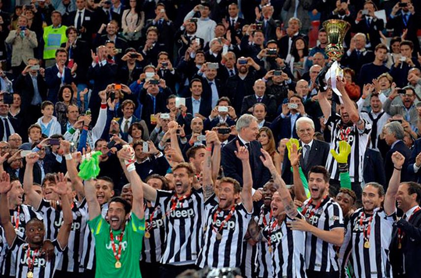 La Juventus ha ganado la Liga y la Copa en esta temporada (EFE)