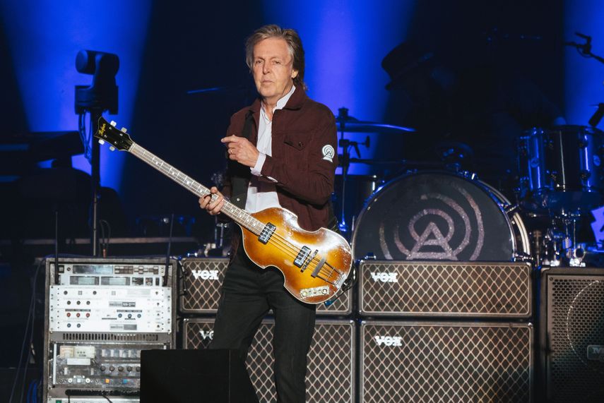 Paul McCartney&nbsp;actúa en el festival Austin City Limits, en Texas.&nbsp;