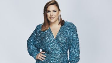 La actriz, cantante e imitadora Angélica Vale.