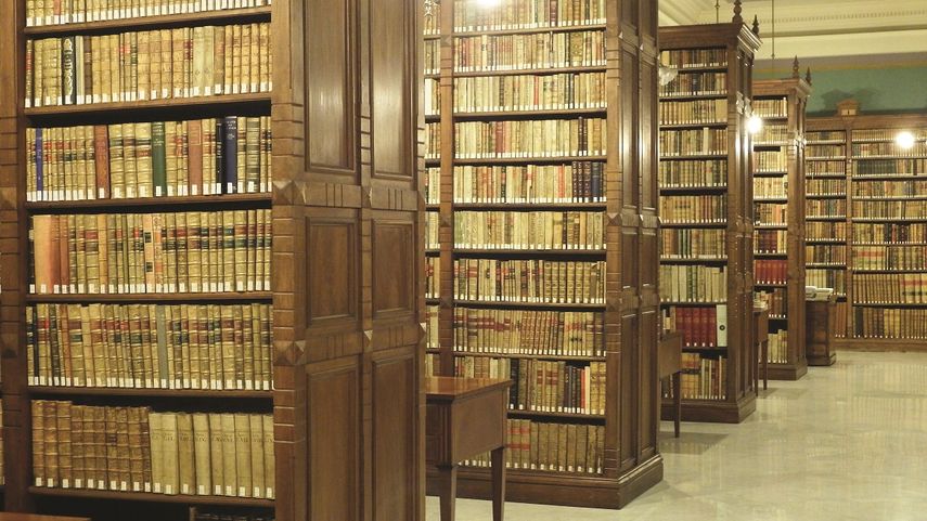 La&nbsp;biblioteca&nbsp;dispone de unos 250.000 volúmenes entre libros y revistas, entre los que destacan manuscritos y primeras ediciones de obras de los principales escritores españoles como Cervantes o Lope de Vega.&nbsp; &nbsp;