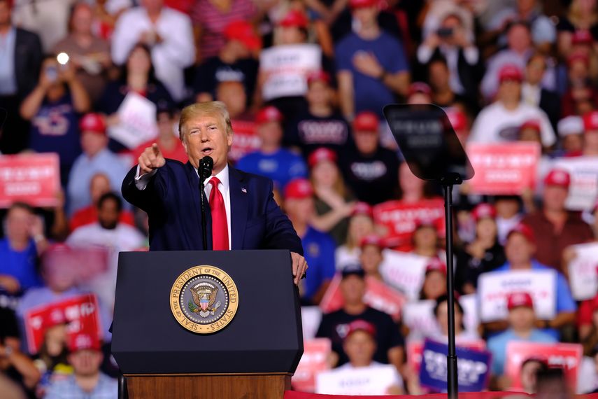 Donald Trump, presidente de los Estados Unidos.