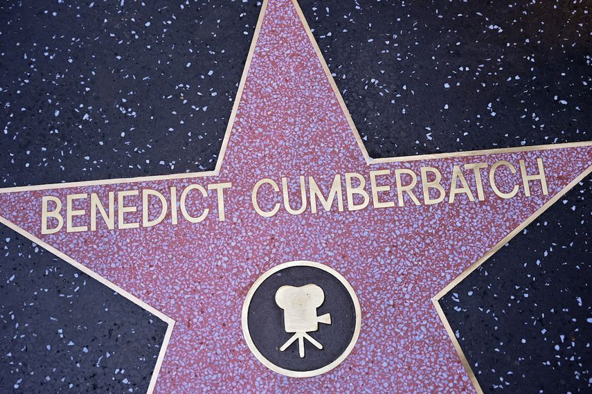 El actor Benedict Cumberbatch ya tiene su estrella en el Paseo de la Fama de Hollywood.&nbsp;