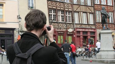 la fotografia y videografia en publico