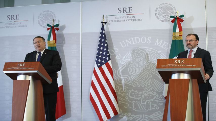 El canciller mexicano Luis Videgaray reiteró ante el secretario de Estado de EEUU, Mike Pompeo, que la política migratoria de&nbsp;México&nbsp;es soberana.