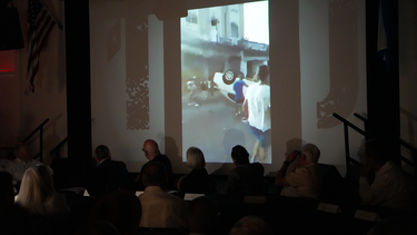 Ceremonia de apertura de la exhibición ‘11J: Un Solo Pueblo’ en Miami.