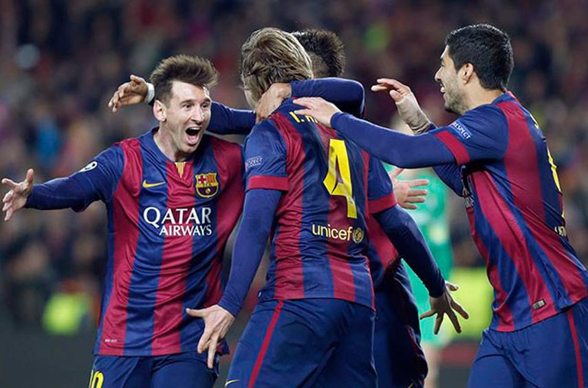 El Barcelona avanzó por cuarta consecutiva a los cuartos de final de la Champions (EFE)