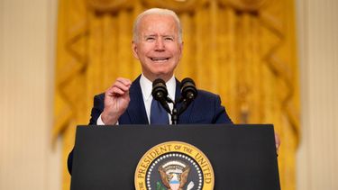 El presidente Joe Biden durante una conferencia de prensa en la Casa Blanca.