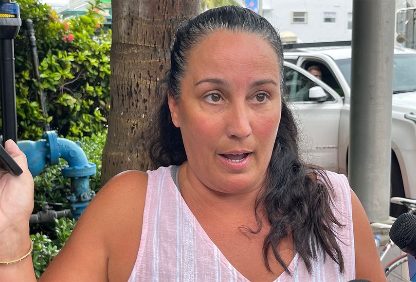 Yanet Agüero, sobreviviente.