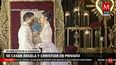 Fotografía de Christian Nodal y Ángela Aguilar en su boda.&nbsp;