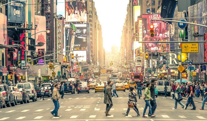 Una de las calles más populares de Nueva York.