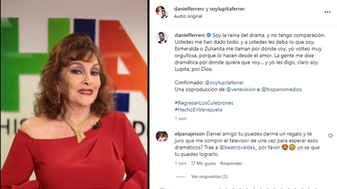 La actriz venezolana Lupita Ferrer.