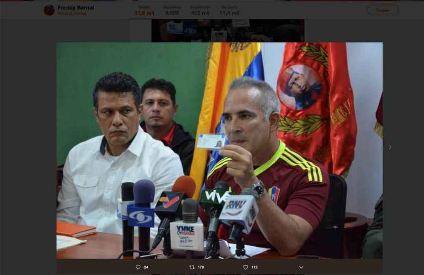 El funcionario chavista Freddy Bernal explicó que será un proceso virtual a través del sitio en Internet: www.carnetfronterizo.saime.gov.ve, aunque de momento no se encuentra activo.
