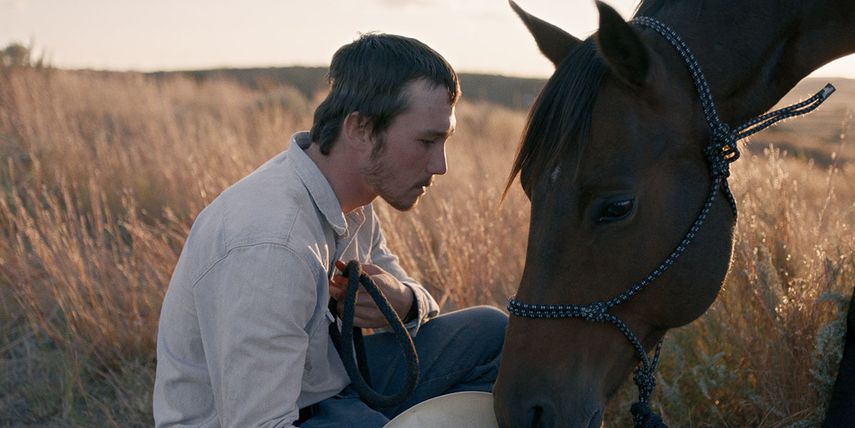 Fotograma de la cinta The Rider, de Chloé Zhao.