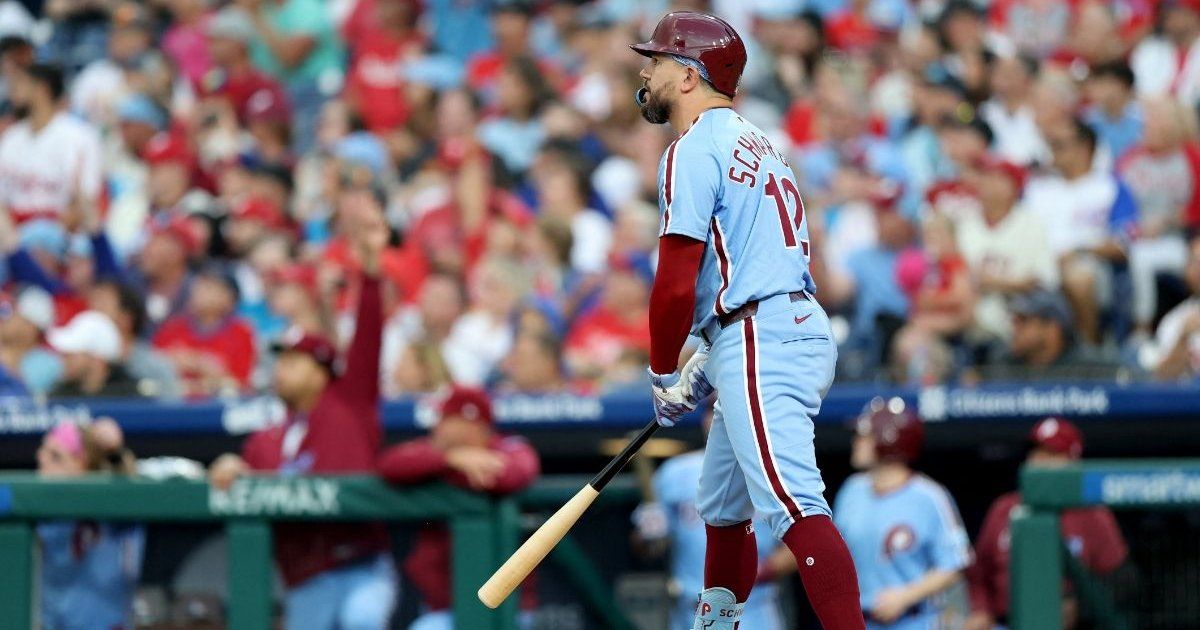 Histórico: Kyle Schwarber conecta cuatro jonrones en un mismo juego con los Filis