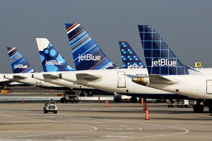 Aviones de la aerolínea estadounidense, Jetblue.