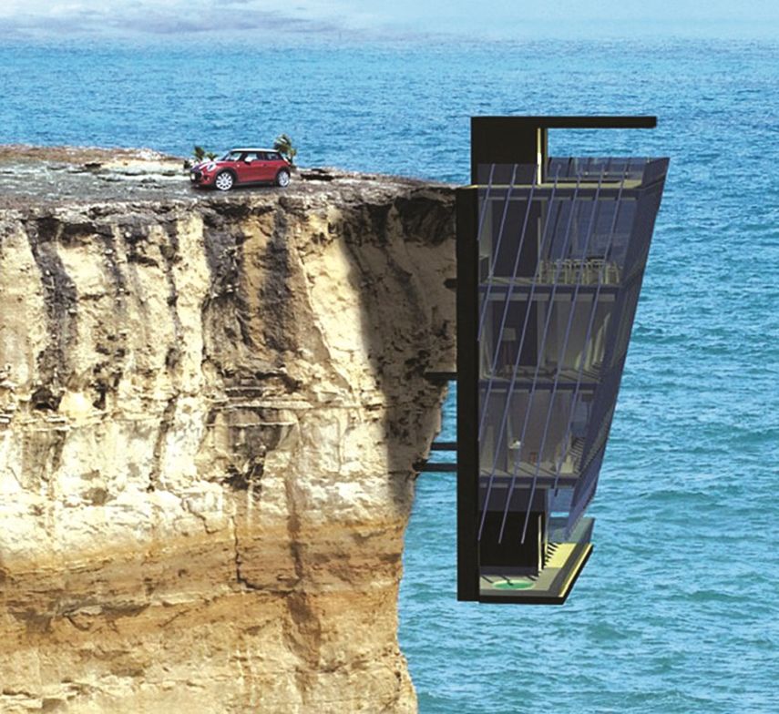  La casa del vértigo en Australia aún está en construcción (CORTESÍA/lavozdelinterior.com)