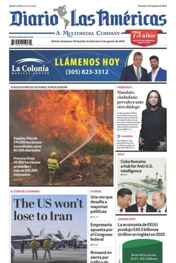 Edición del jueves 30 de julio al miércoles 5 de agosto de 2026