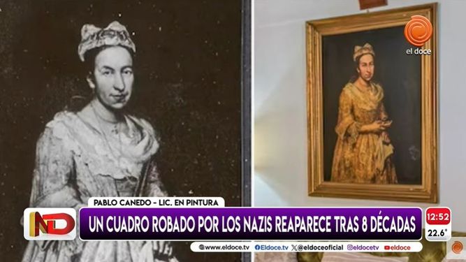 La pintura Retrato de una dama, del italiano Giuseppe Ghislandi, aparece en Argentina, en una propiedad vinculada a la familia del líder nazi Friedrich Kadgien.