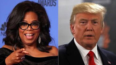 Oprah&nbsp;Winfrey y Donald Trump.
